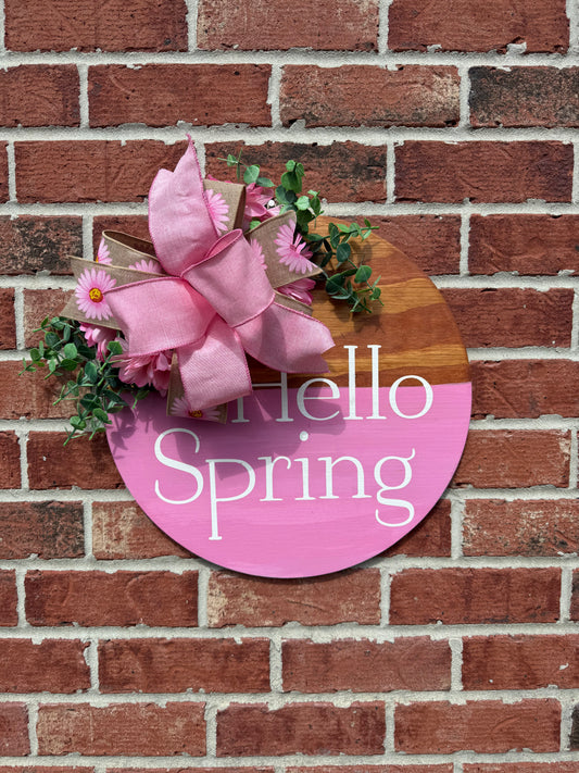 Light pink Door Hanger